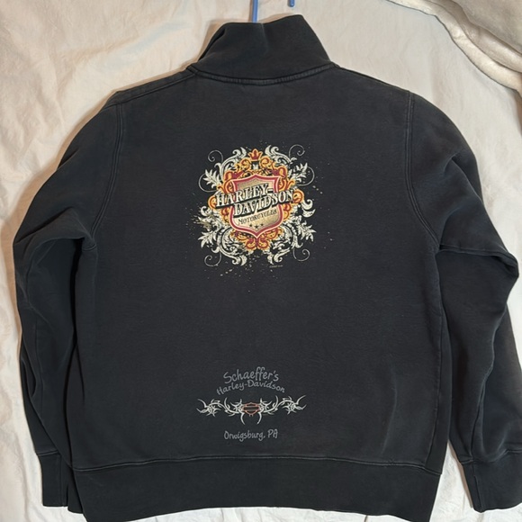Zipper down sweatshirt - Picture 3 of 3
